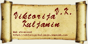 Viktorija Kuljanin vizit kartica